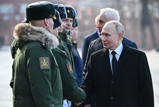 Russia Putin Fatherland Defender Day