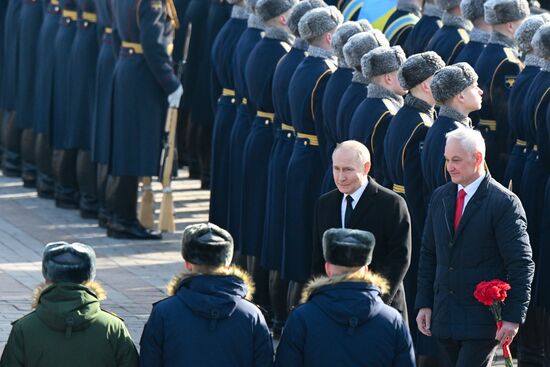 Russia Putin Fatherland Defender Day