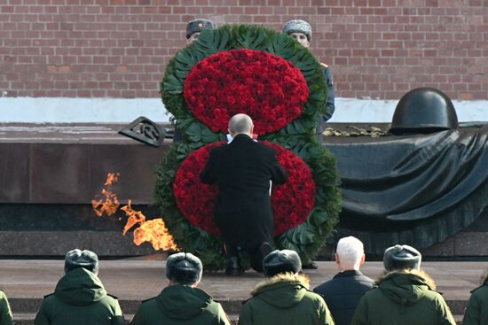 Russia Putin Fatherland Defender Day