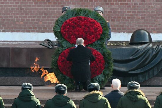 Russia Putin Fatherland Defender Day