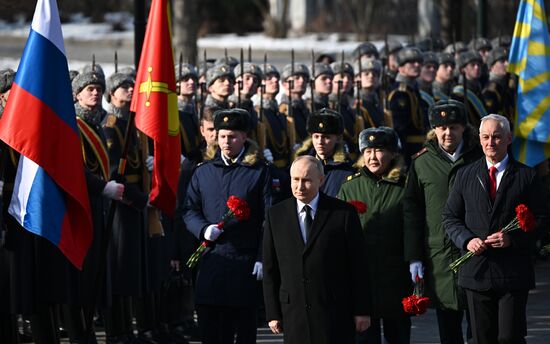 Russia Putin Fatherland Defender Day