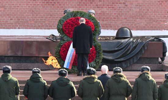 Russia Putin Fatherland Defender Day