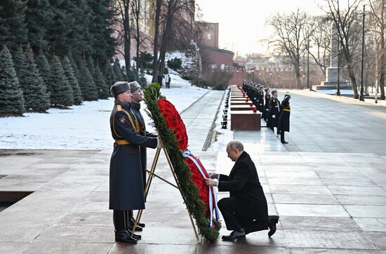 Russia Putin Fatherland Defender Day