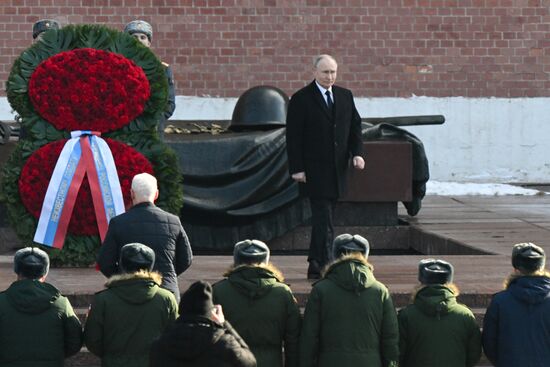 Russia Putin Fatherland Defender Day