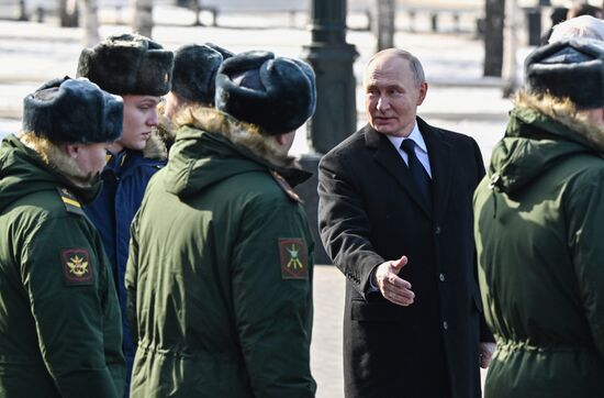 Russia Putin Fatherland Defender Day