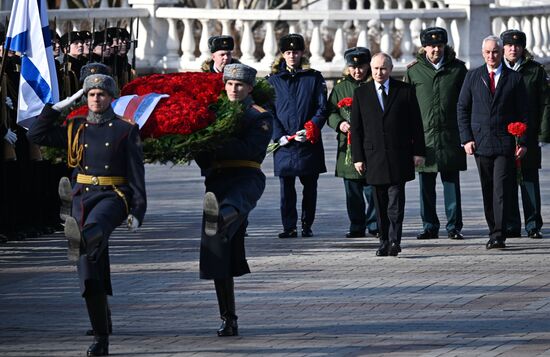 Russia Putin Fatherland Defender Day