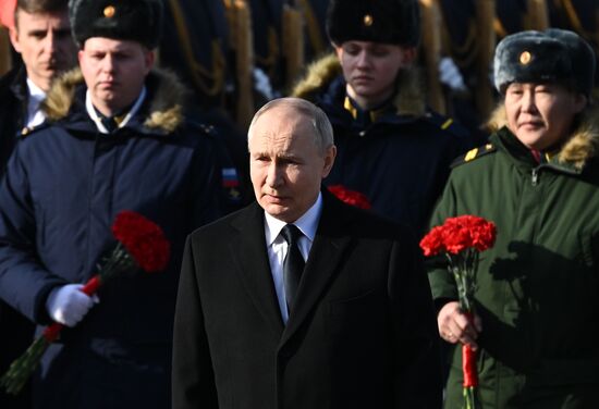 Russia Putin Fatherland Defender Day