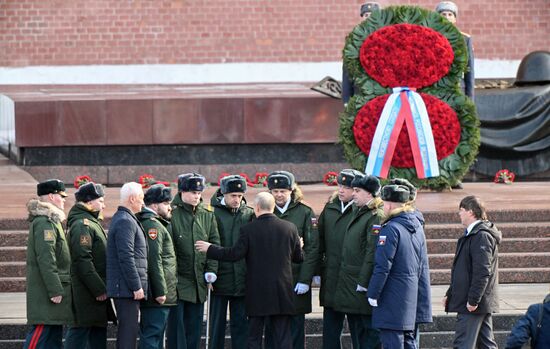 Russia Putin Fatherland Defender Day