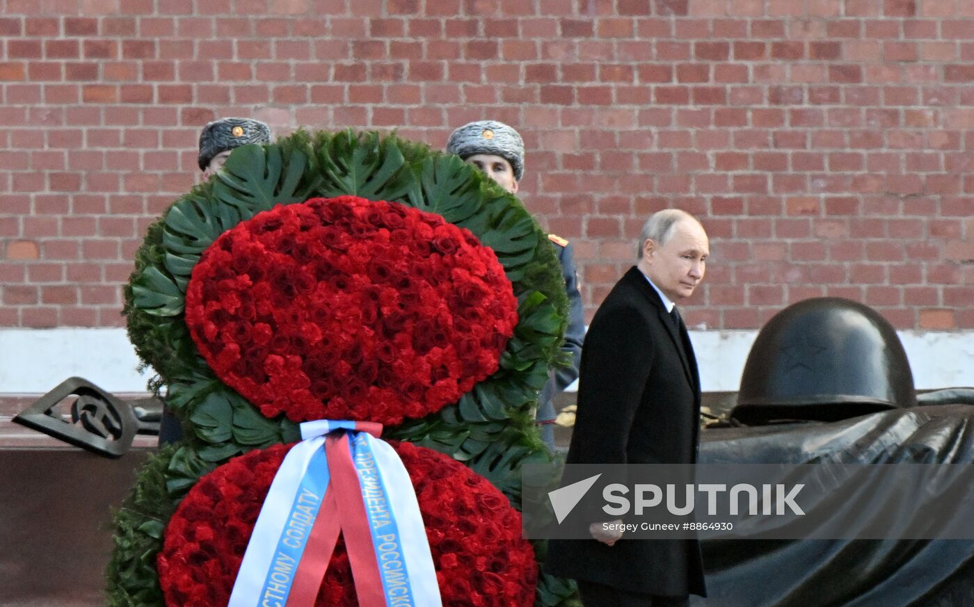 Russia Putin Fatherland Defender Day