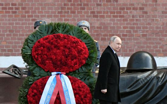 Russia Putin Fatherland Defender Day