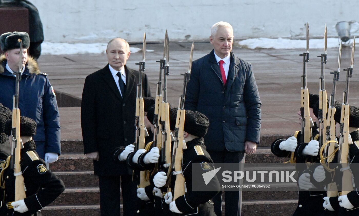 Russia Putin Fatherland Defender Day