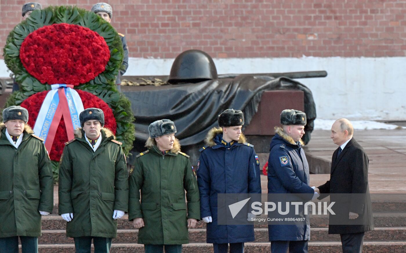 Russia Putin Fatherland Defender Day