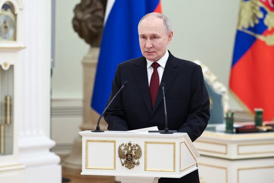 Russia Putin State Awards Presentation