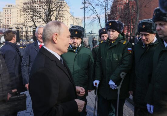 Russia Putin Fatherland Defender Day