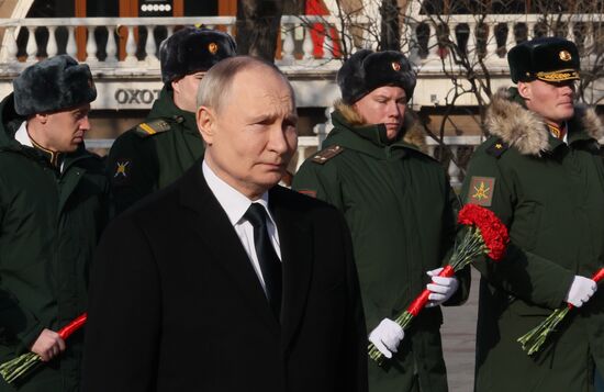 Russia Putin Fatherland Defender Day