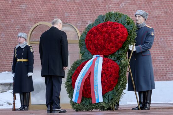 Russia Putin Fatherland Defender Day