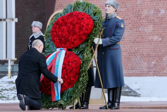 Russia Putin Fatherland Defender Day