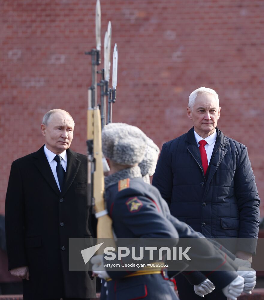 Russia Putin Fatherland Defender Day