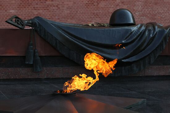 Russia Medvedev Fatherland Defender Day