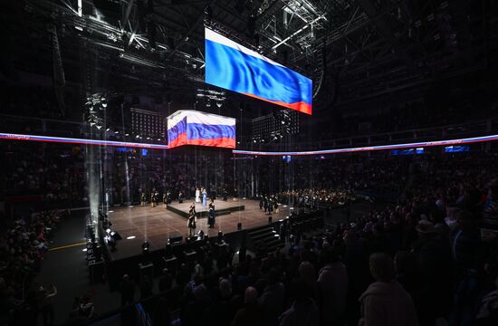 Russia Fatherland Defender Day Concert