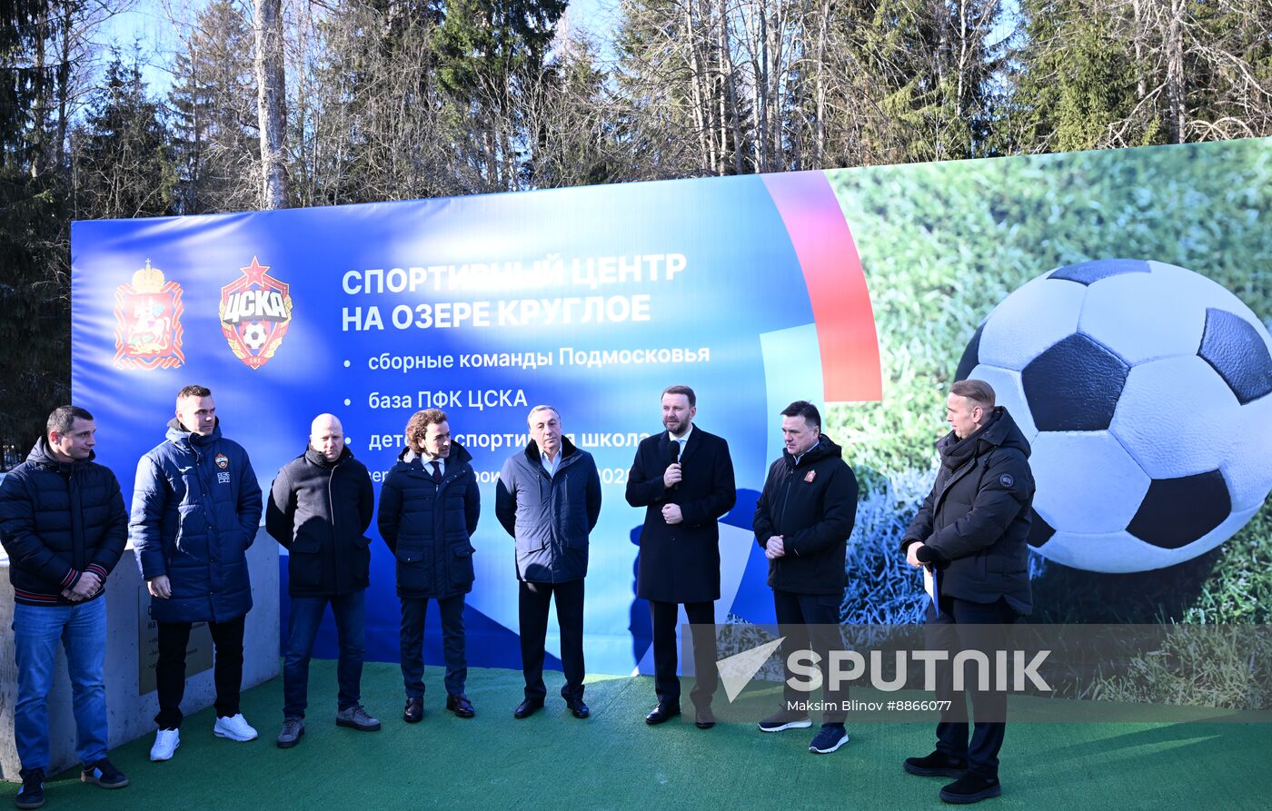 Russia Soccer CSKA Base Construction