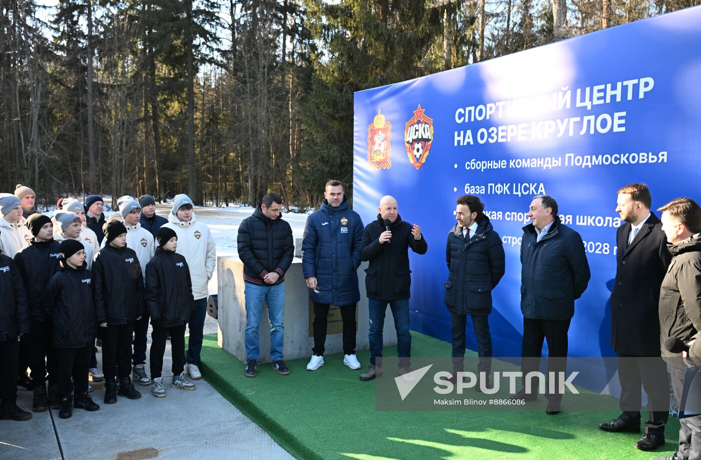 Russia Soccer CSKA Base Construction