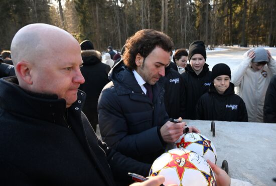 Russia Soccer CSKA Base Construction