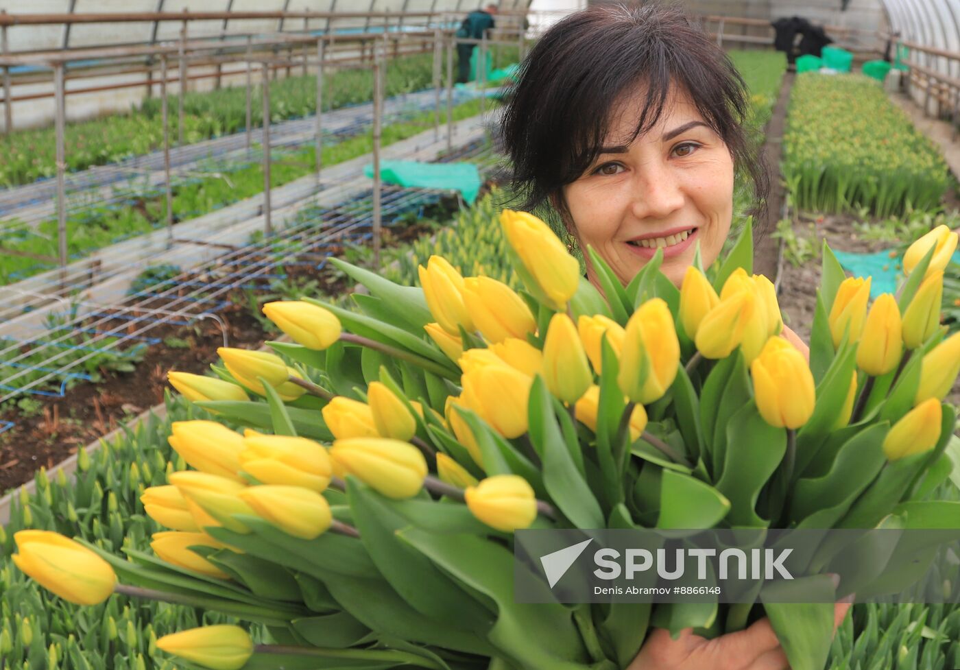 Russia Flower Growing