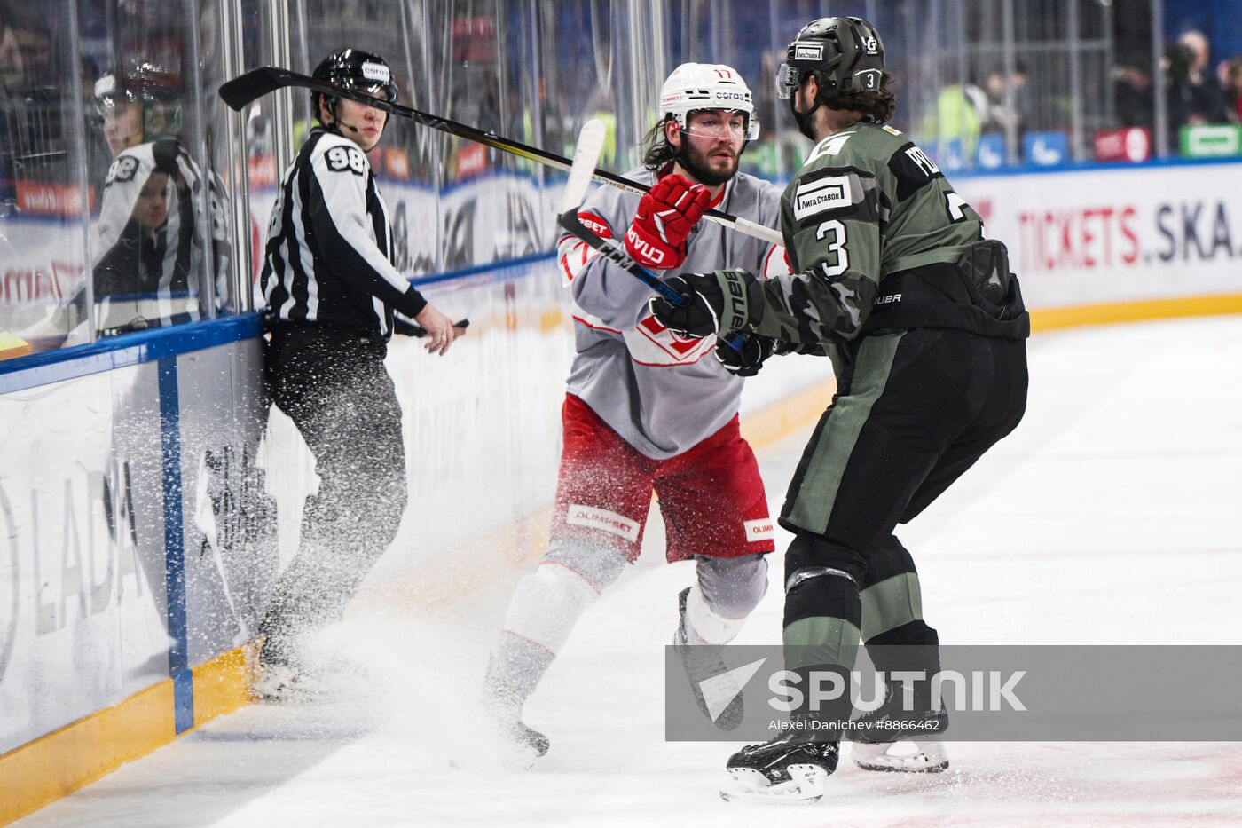 Russia Ice Hockey Kontinental League SKA - Spartak