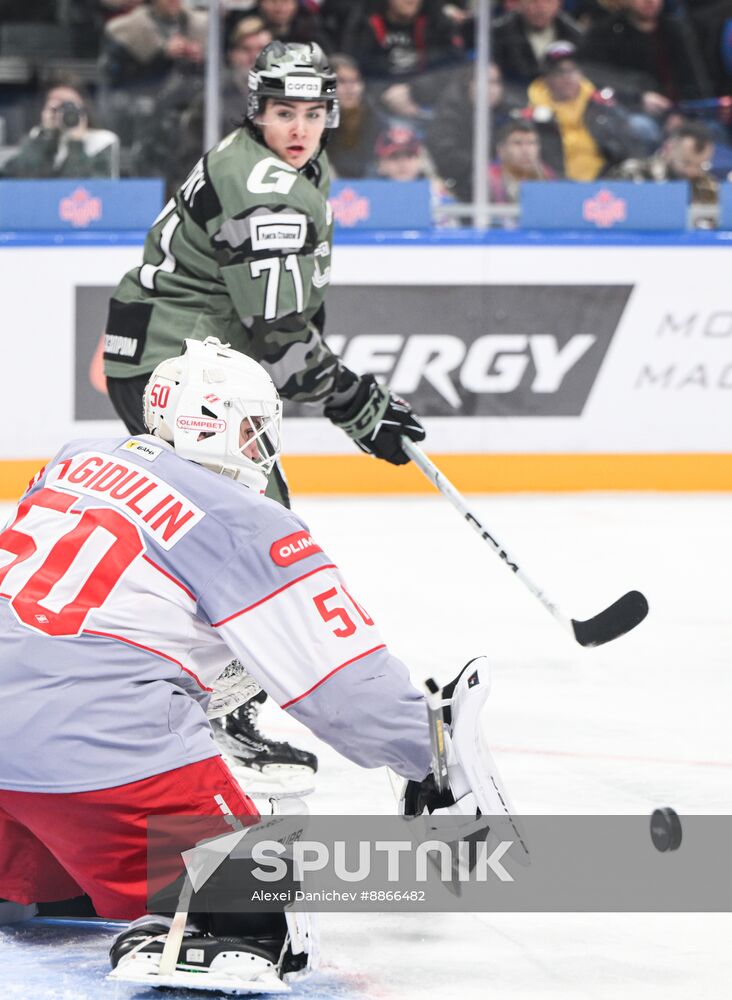 Russia Ice Hockey Kontinental League SKA - Spartak
