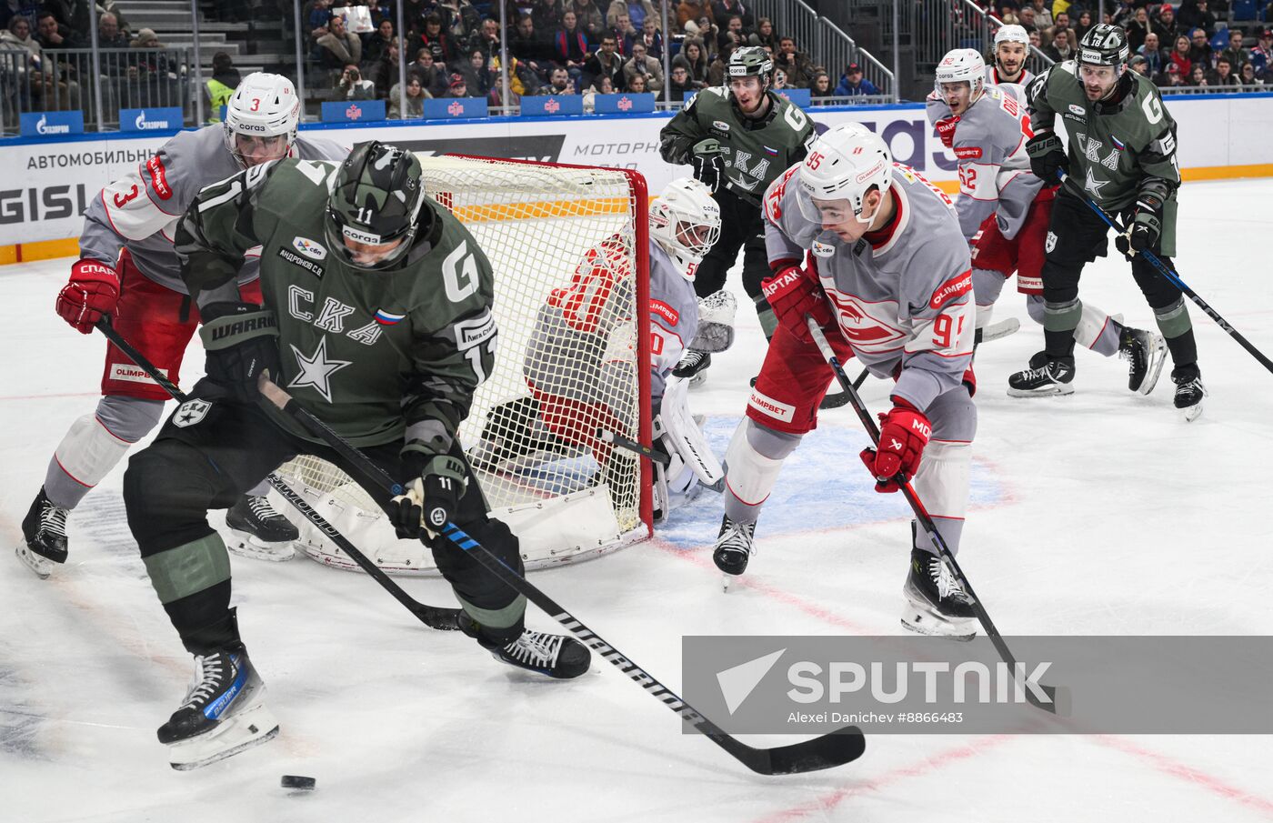 Russia Ice Hockey Kontinental League SKA - Spartak