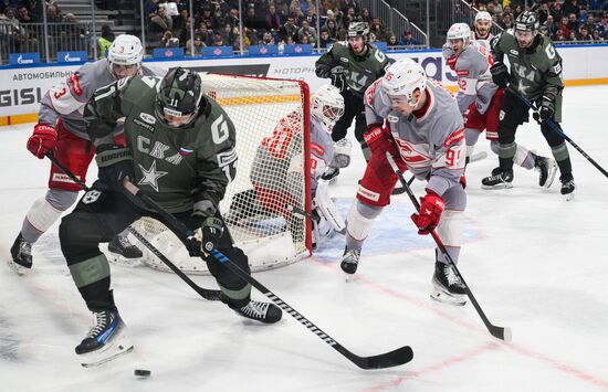Russia Ice Hockey Kontinental League SKA - Spartak