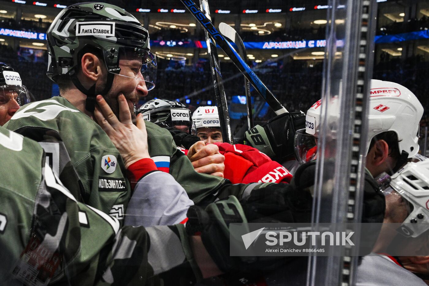 Russia Ice Hockey Kontinental League SKA - Spartak