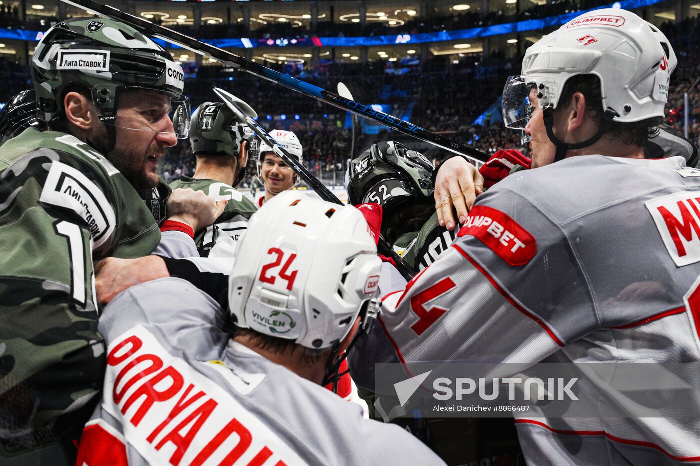 Russia Ice Hockey Kontinental League SKA - Spartak