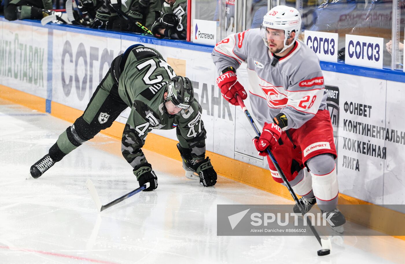 Russia Ice Hockey Kontinental League SKA - Spartak