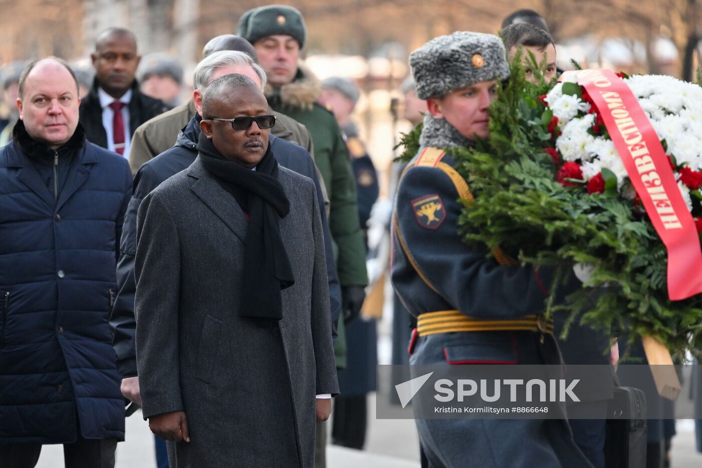 Russia Guinea Bissau Wreath Laying