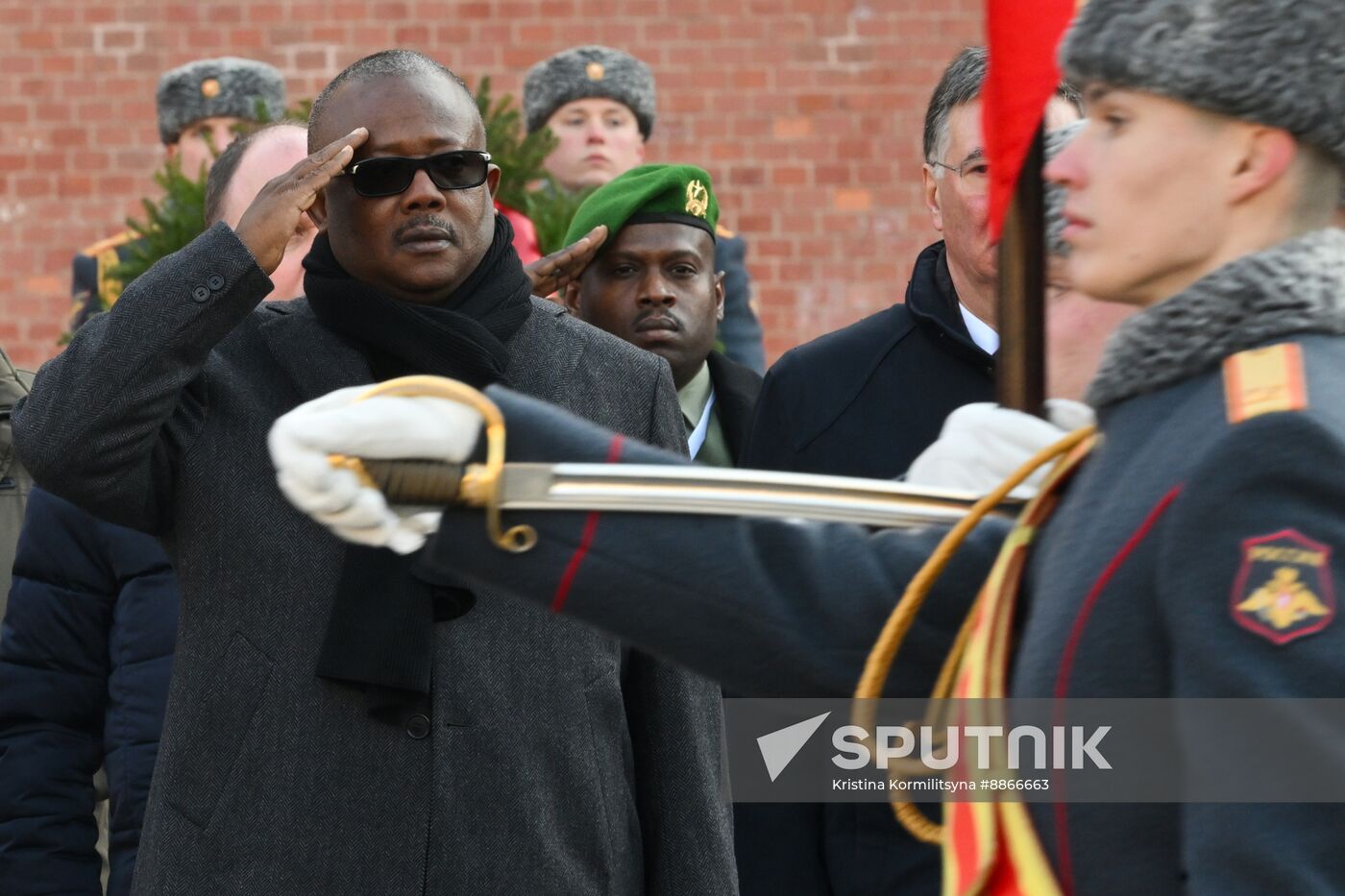 Russia Guinea Bissau Wreath Laying