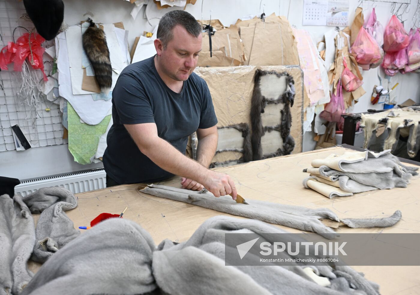 Russia Crimea Fur Factory