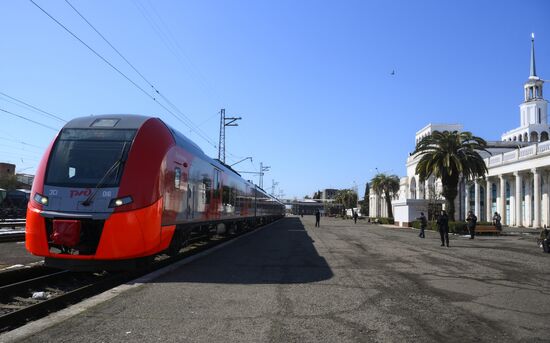 Abkhazia Russia Railway Traffic