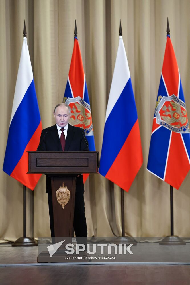 Russia Putin Federal Security Service Board