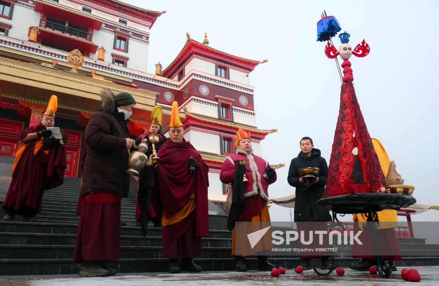 Russia Religion Buddhism Purification Ritual