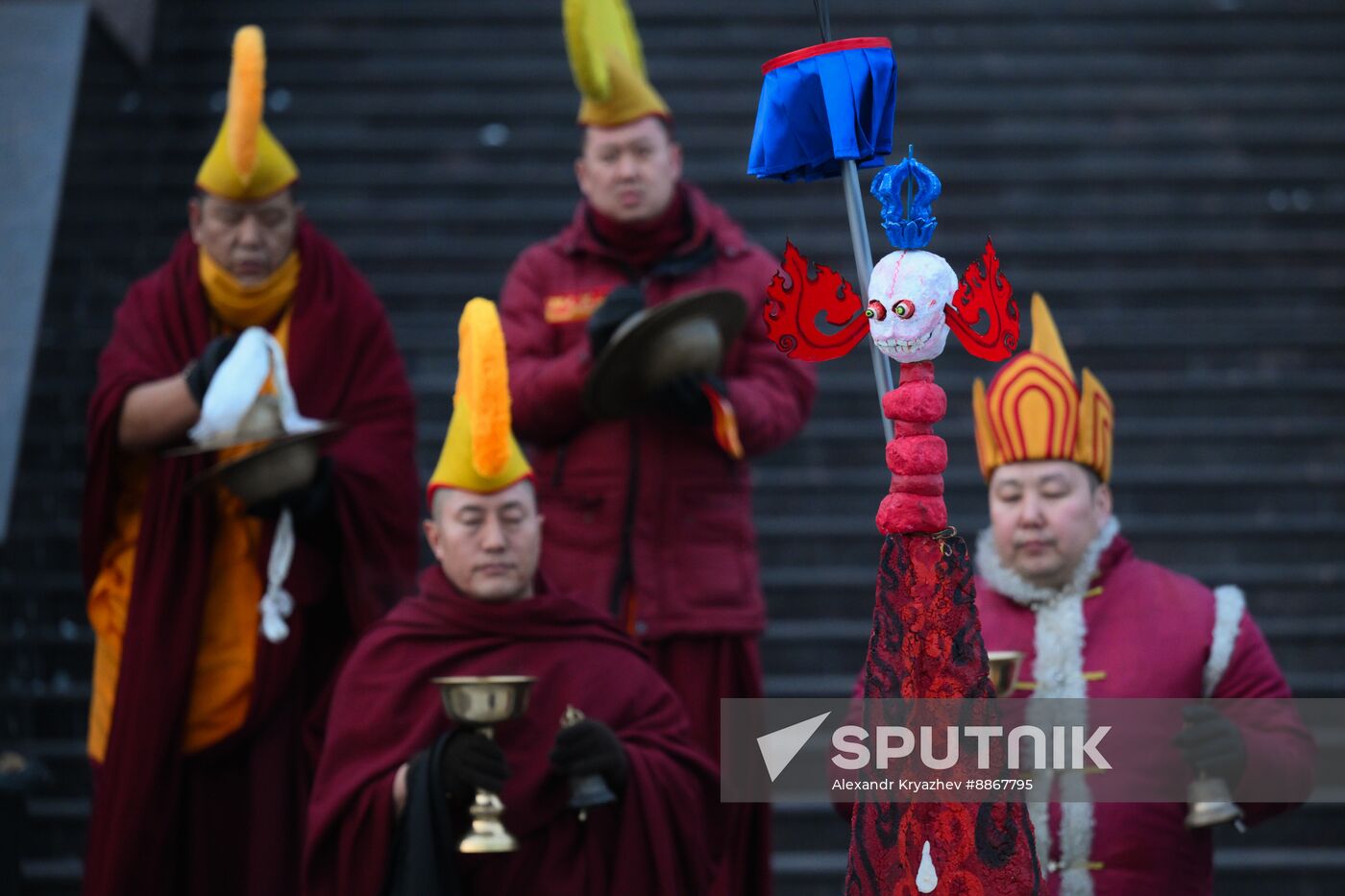 Russia Religion Buddhism Purification Ritual