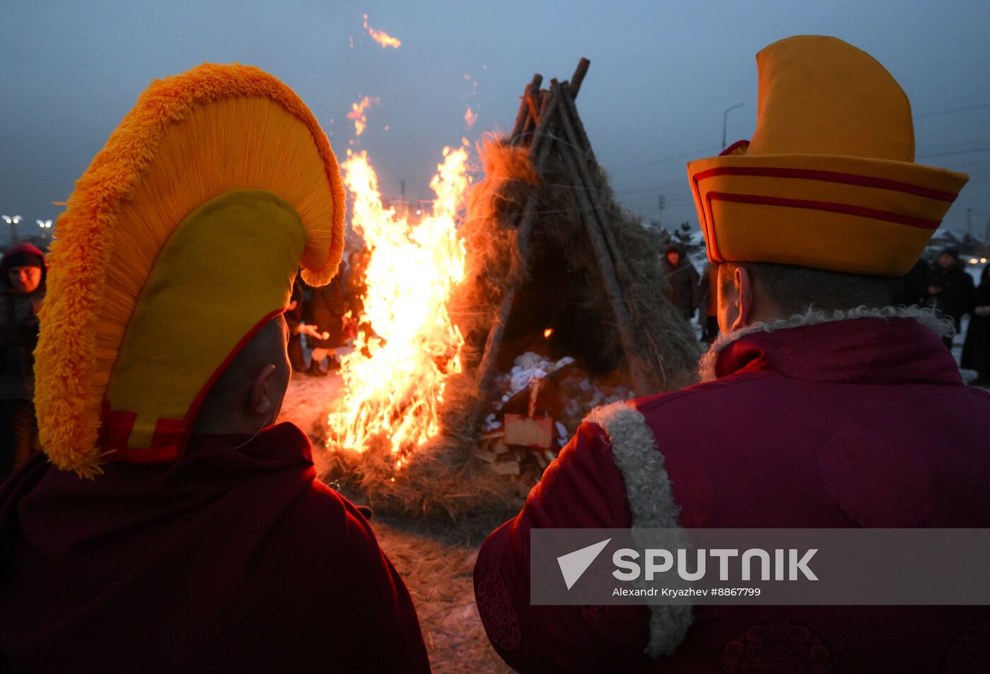 Russia Religion Buddhism Purification Ritual