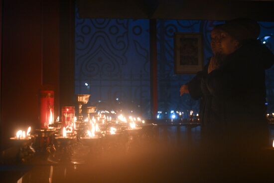 Russia Religion Buddhism Purification Ritual