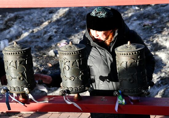 Russia Religion Buddhism Purification Ritual