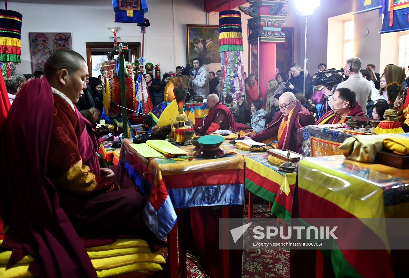 Russia Religion Buddhism Purification Ritual