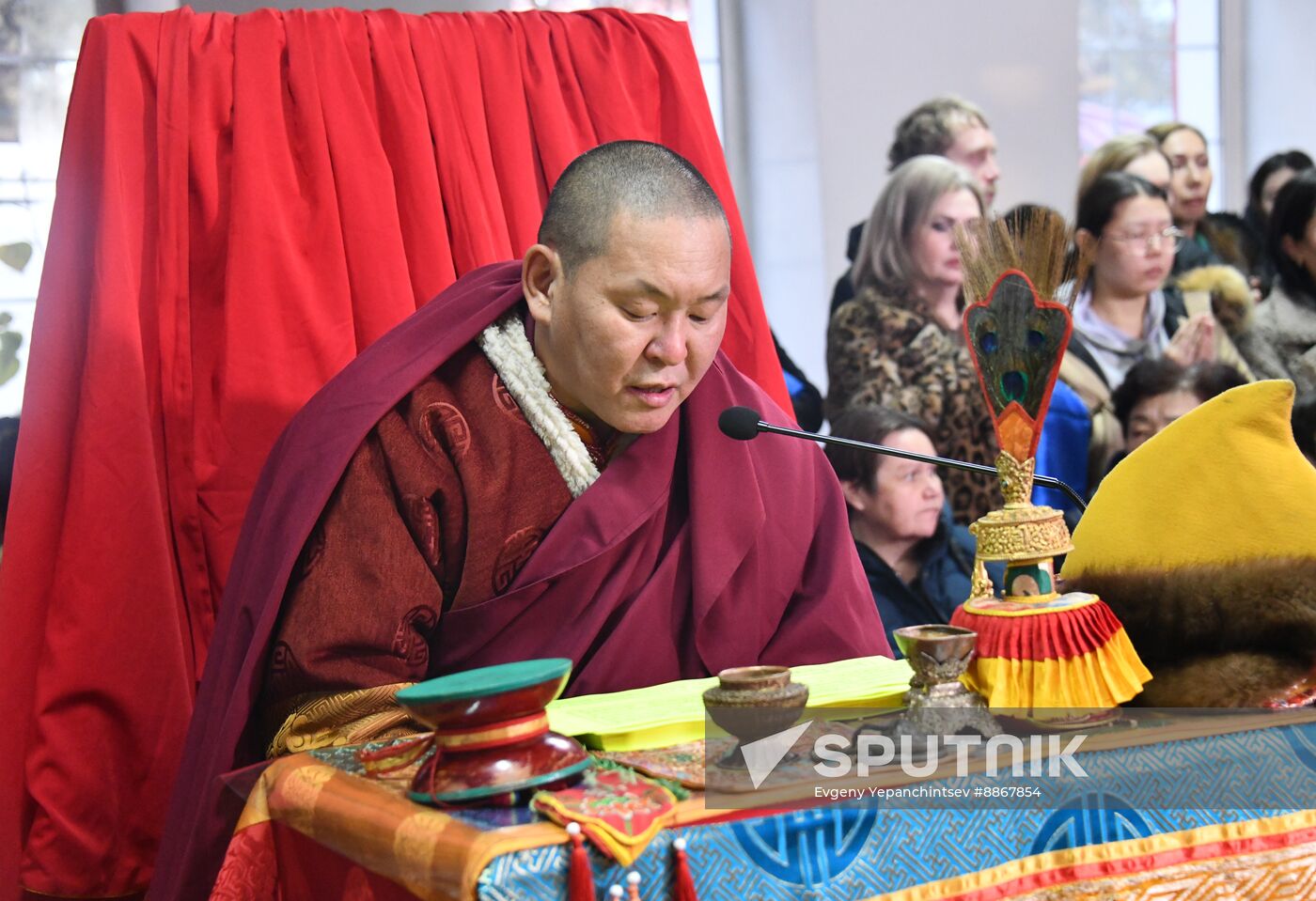 Russia Religion Buddhism Purification Ritual