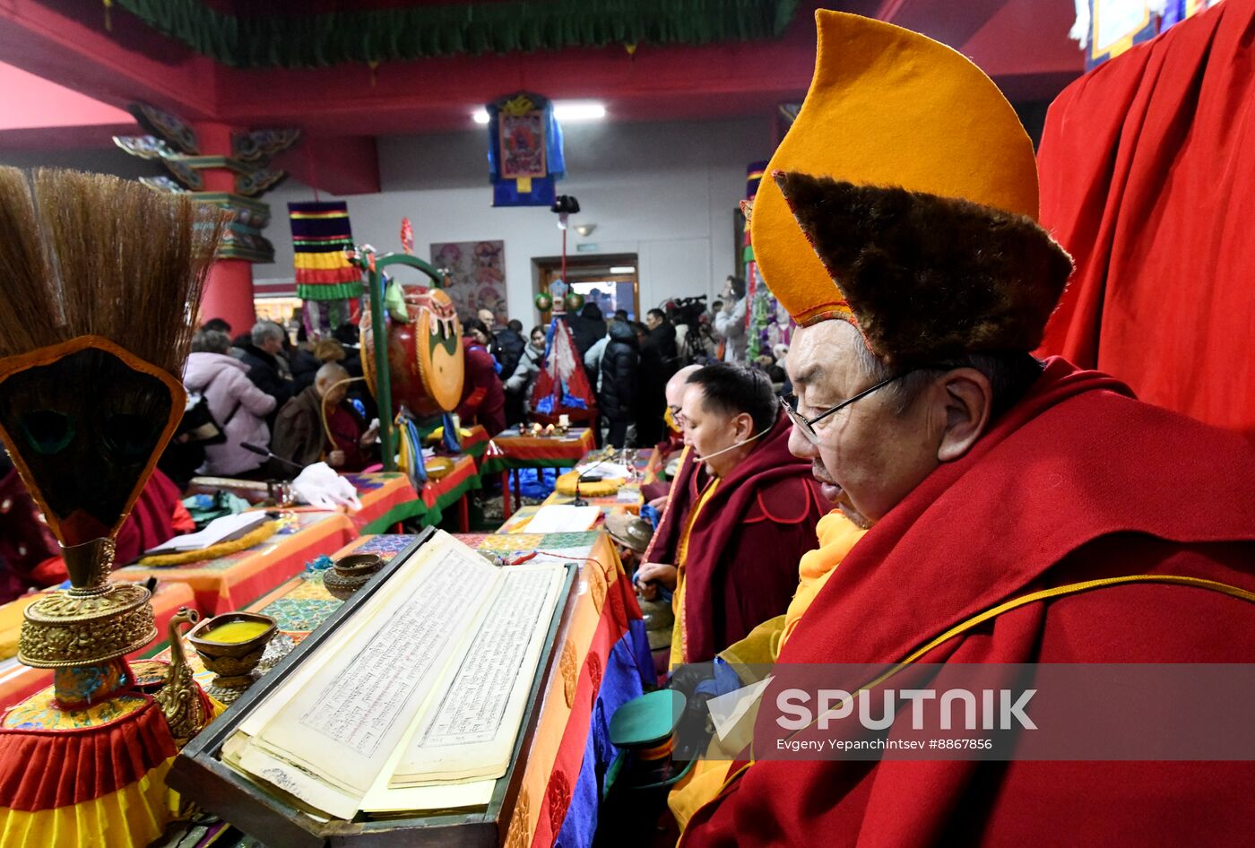 Russia Religion Buddhism Purification Ritual