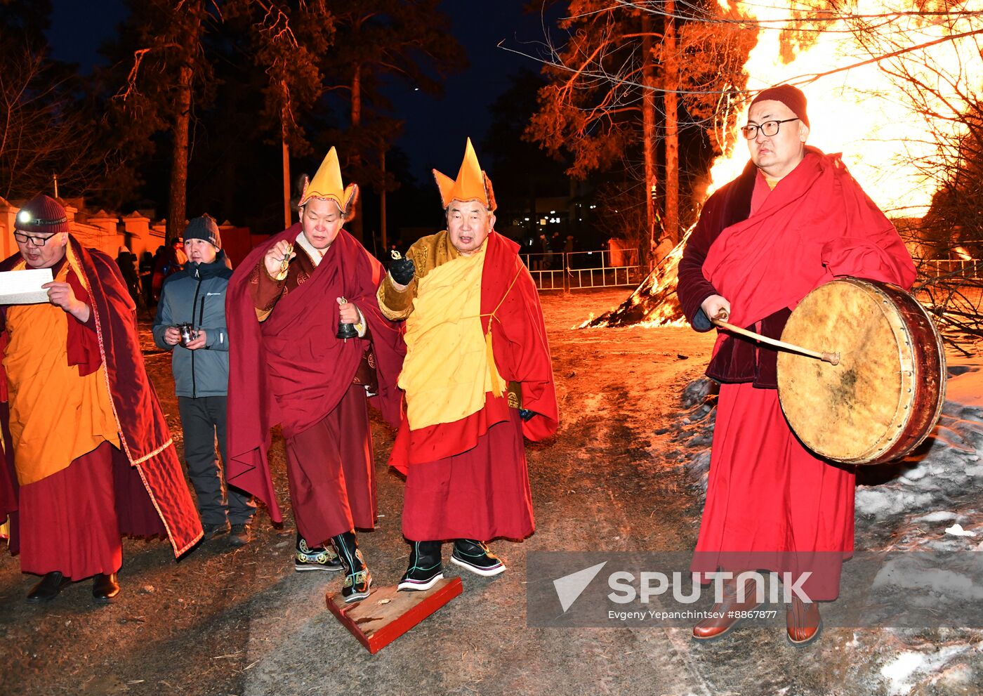 Russia Religion Buddhism Purification Ritual