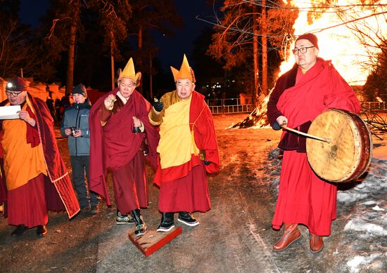 Russia Religion Buddhism Purification Ritual